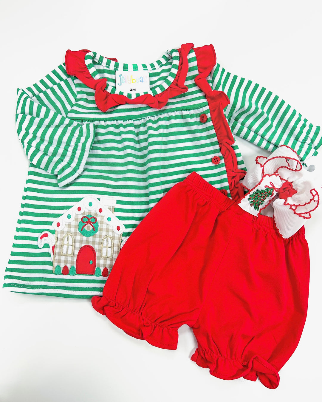 Christmas Cottage Bloomer Set