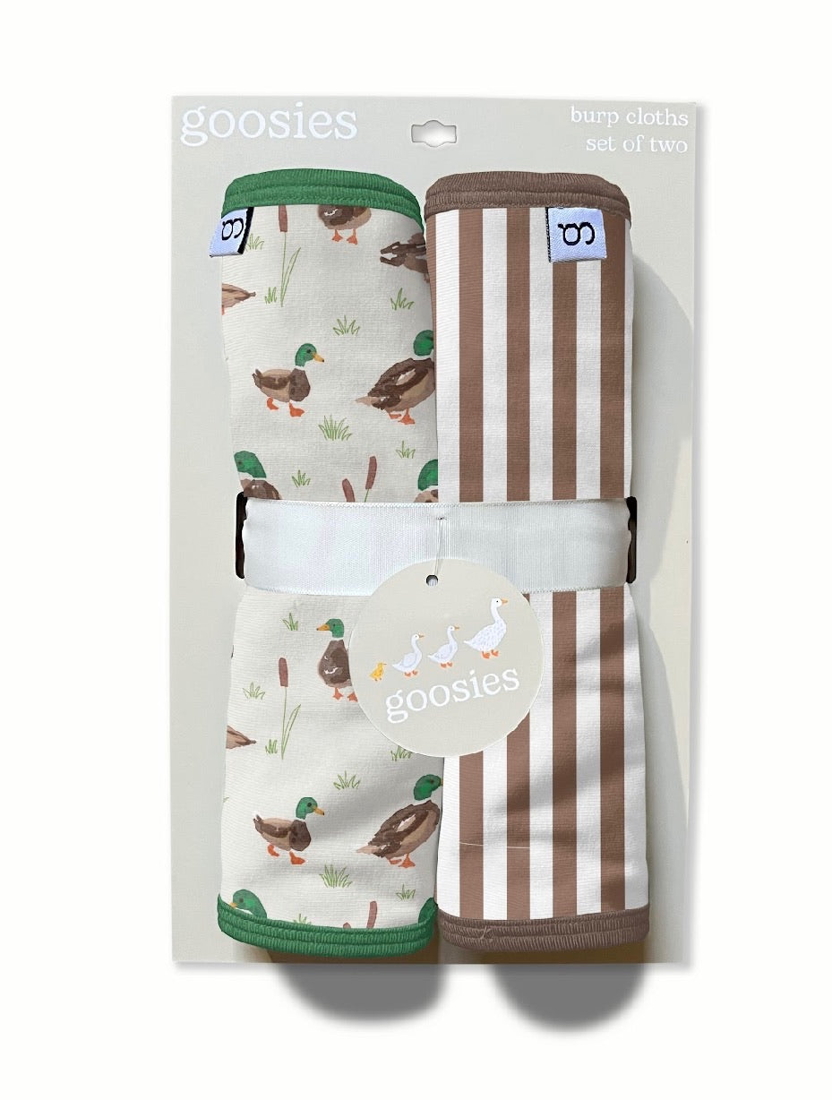 Mallard Drake Burp Cloth Set