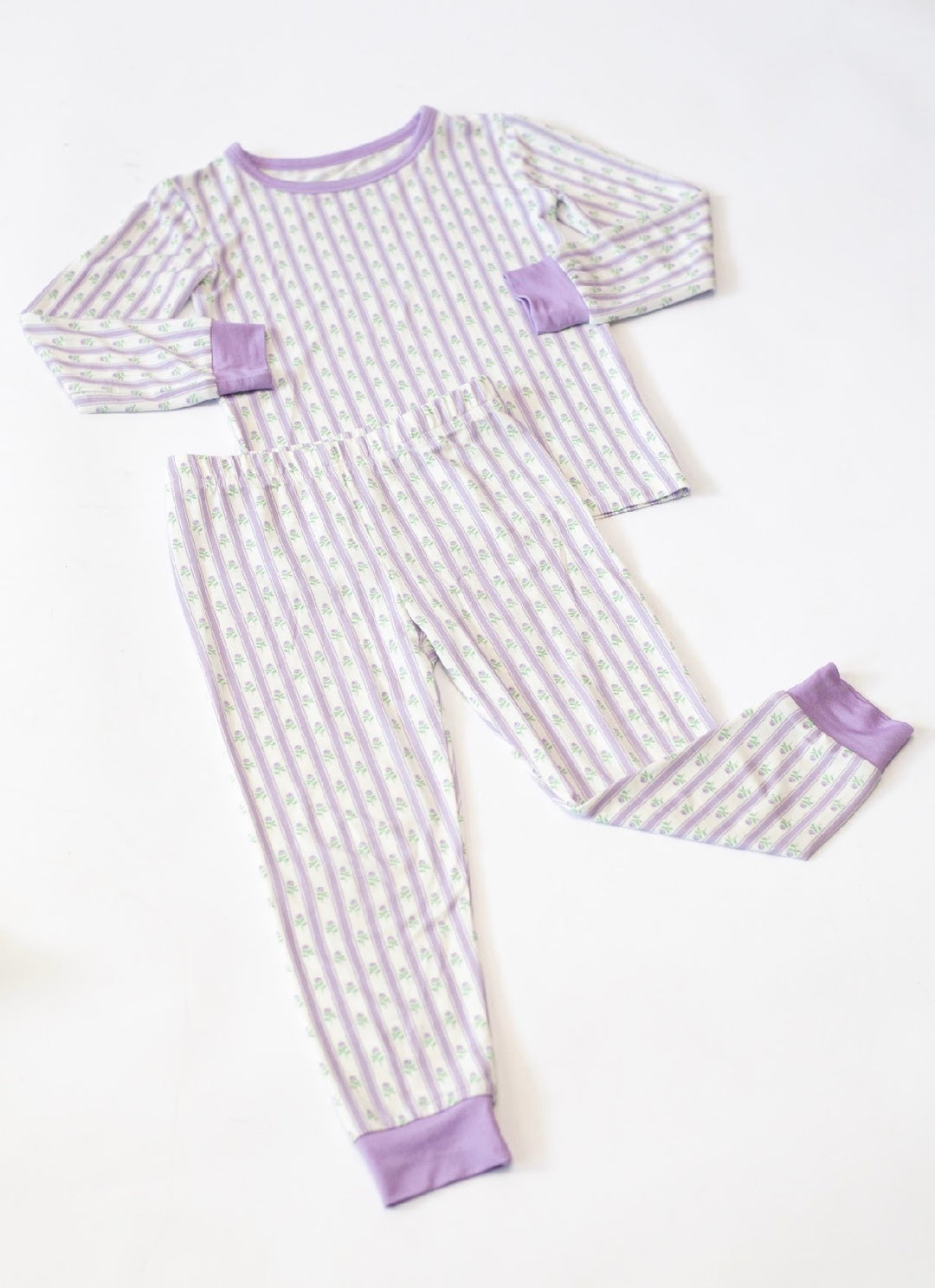 Lilac Ribbons LS Pajama Set