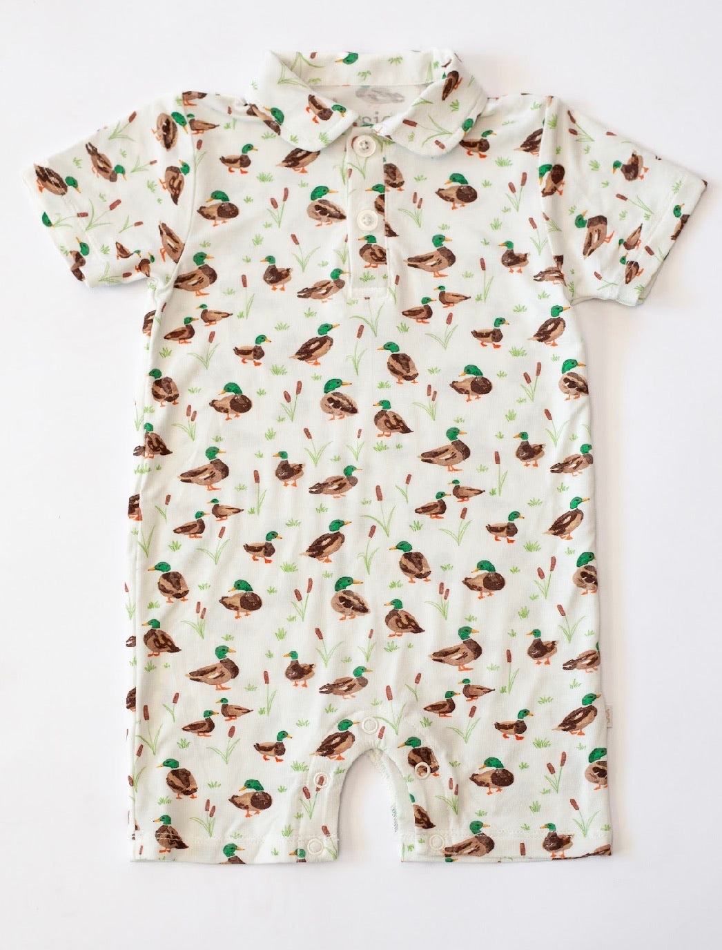 Mallard Drake SS Polo Romper