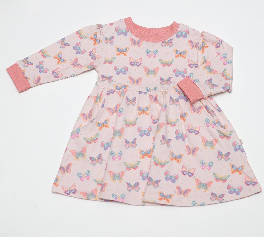 Butterfly Bliss Sweatshirt Dress