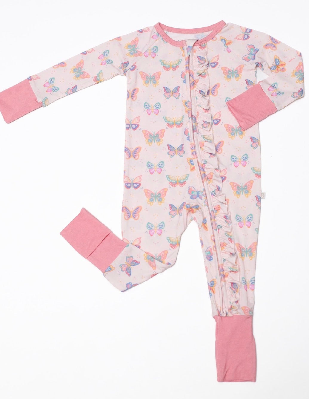 Butterfly Bliss LS Zip Pajamas