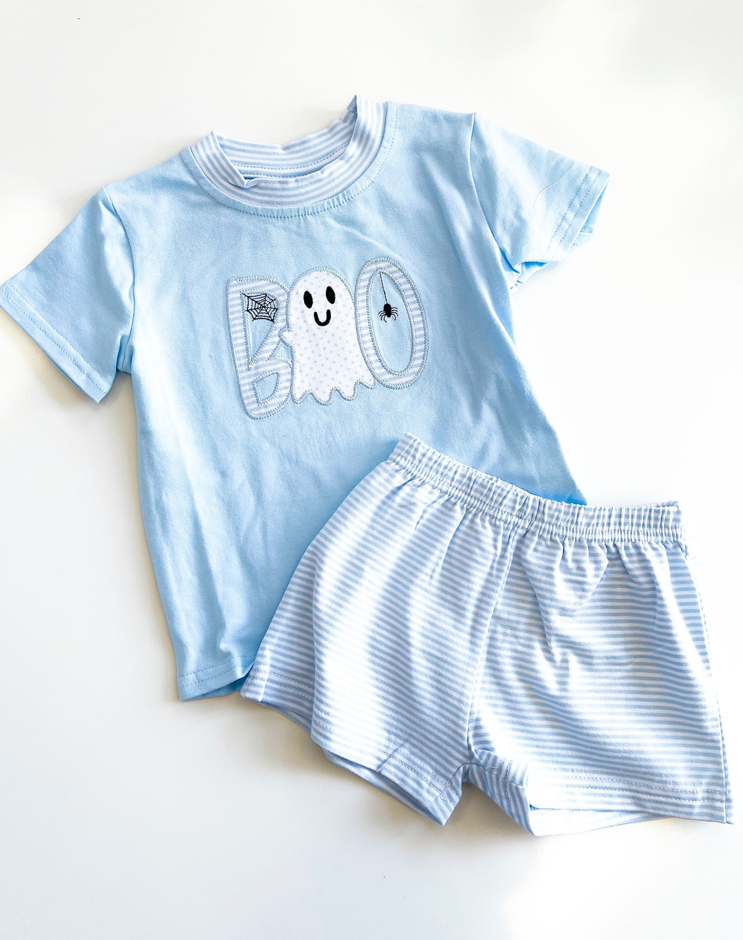 Blue Boo Short Set