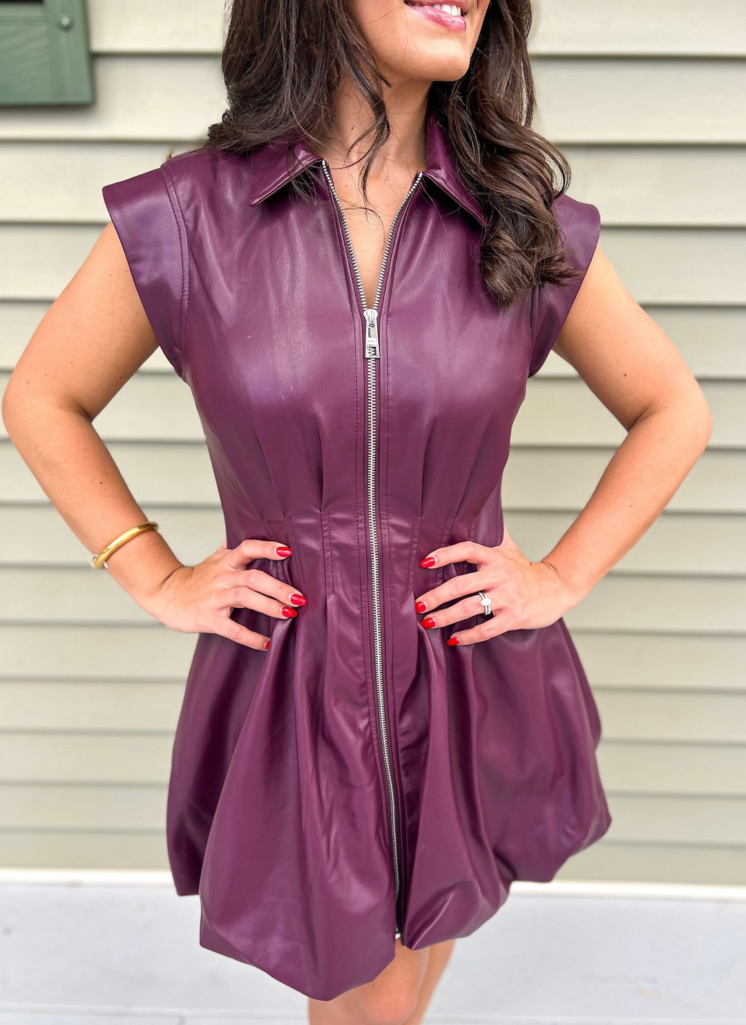 Deep Fig Dyanne Dress