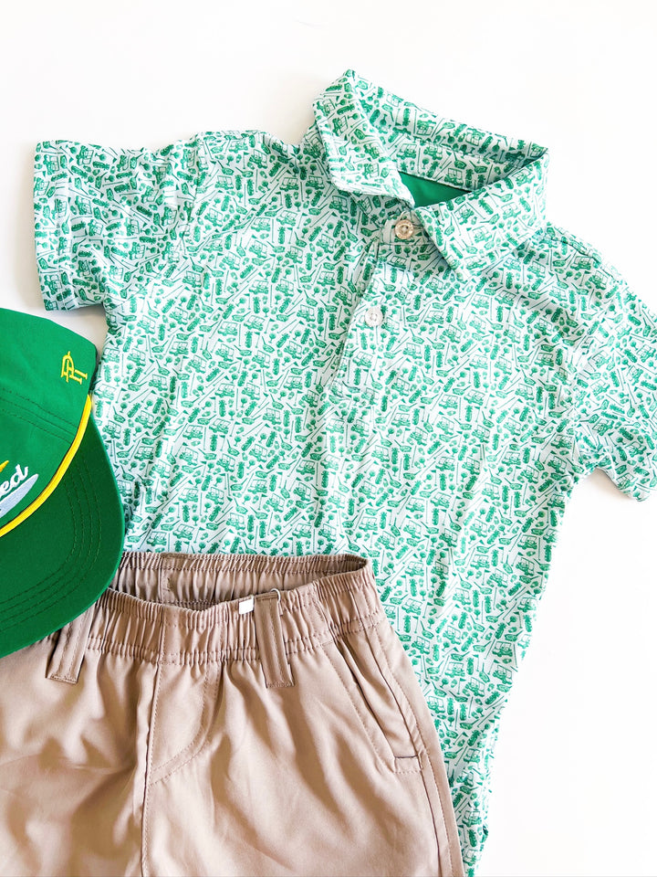 Boys Back Nine Range Polo
