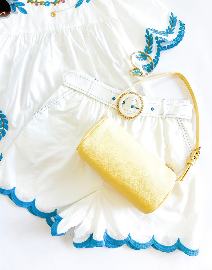 Coastal Blue Vine Short Set