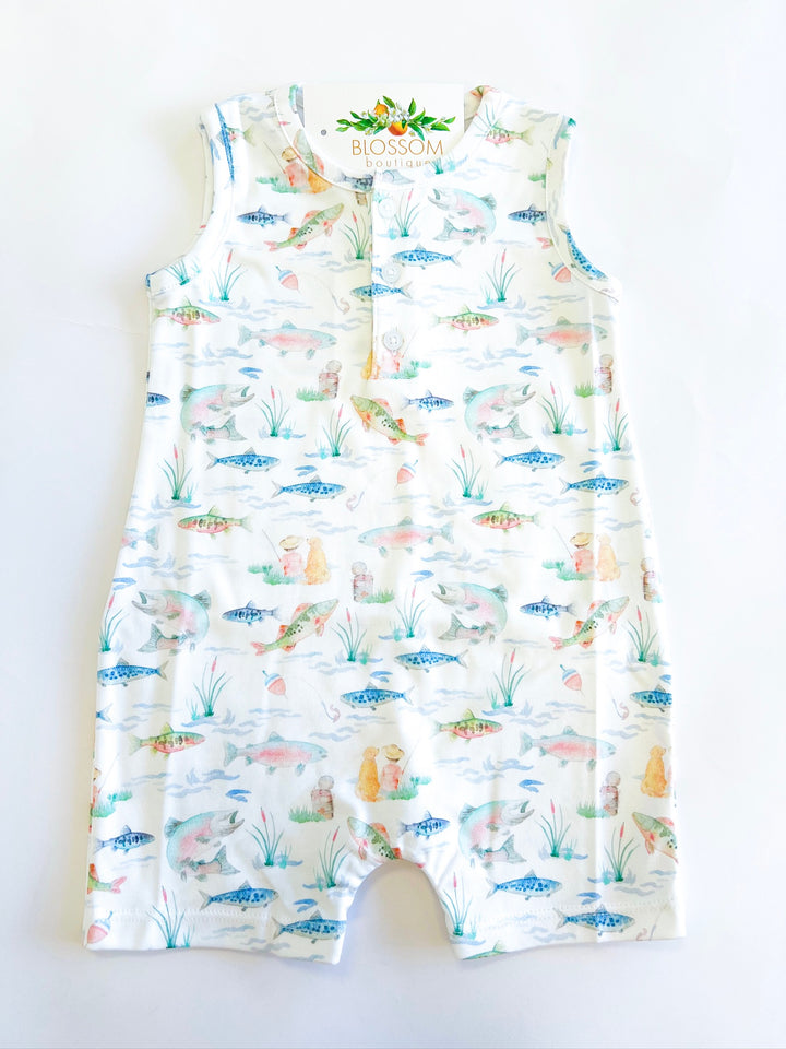 Gone Fishing Romper