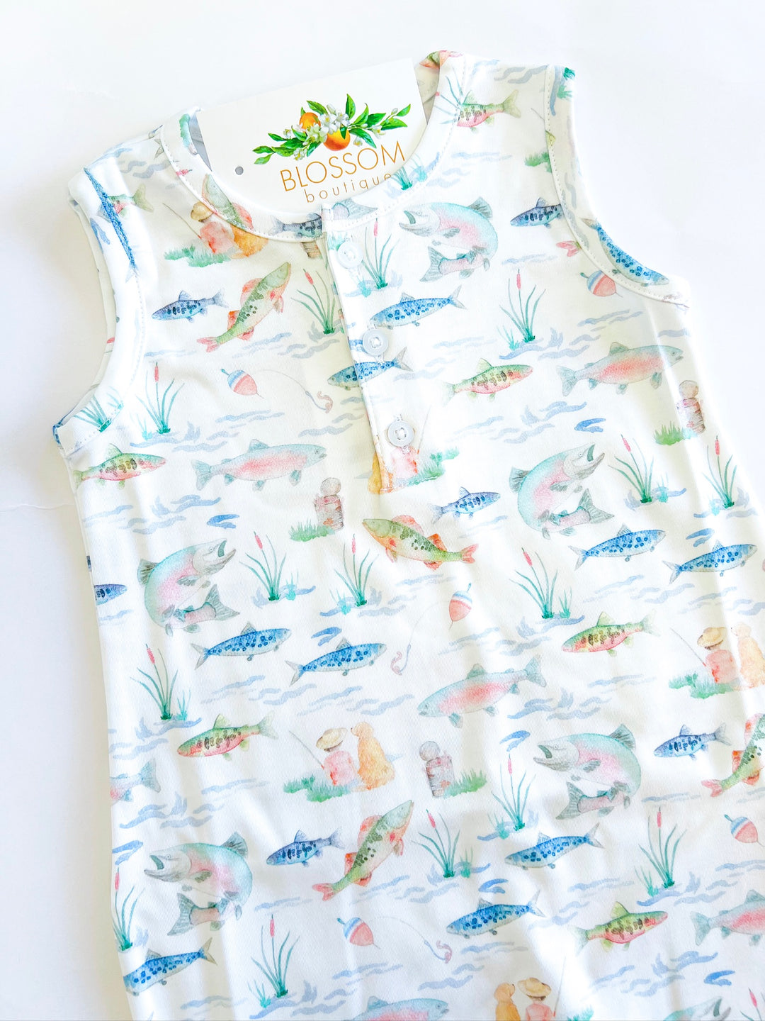 Gone Fishing Romper