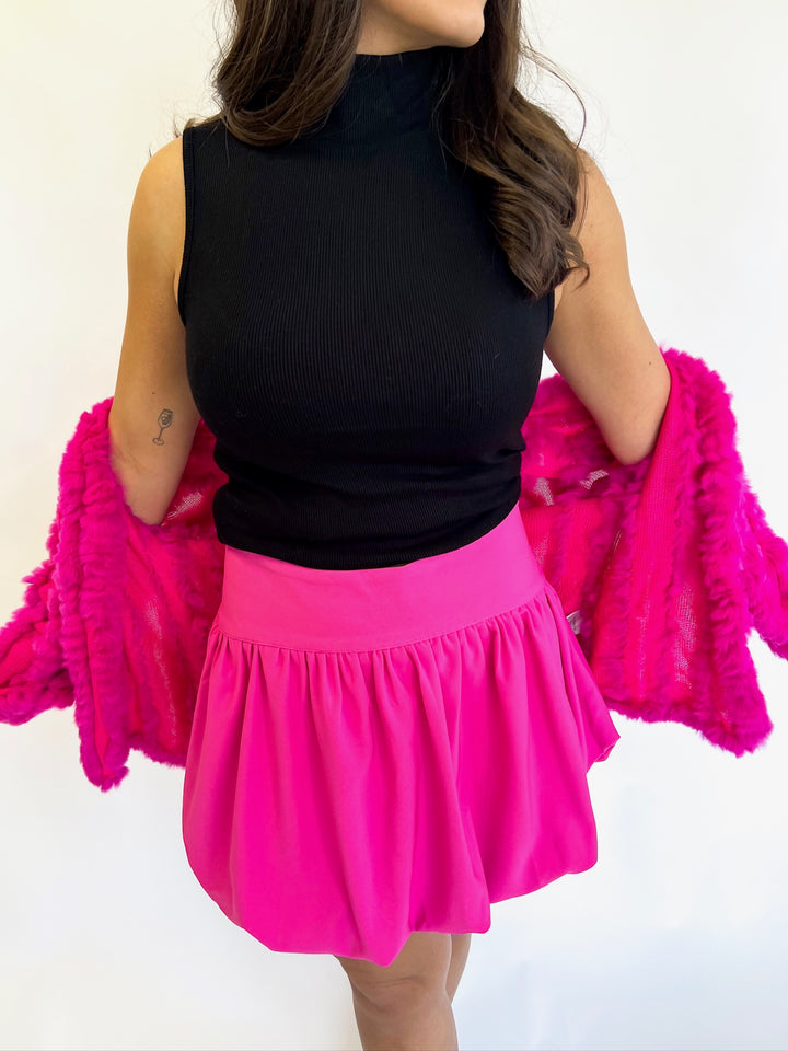 Hot Pink Ballet Balloon Skirt