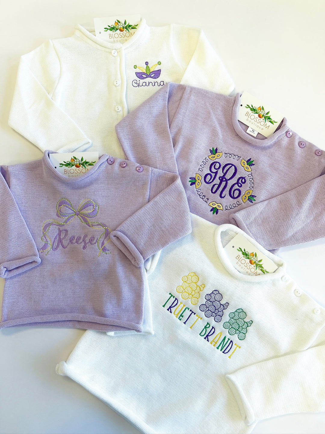 Lavender Rolled Neck Pullover