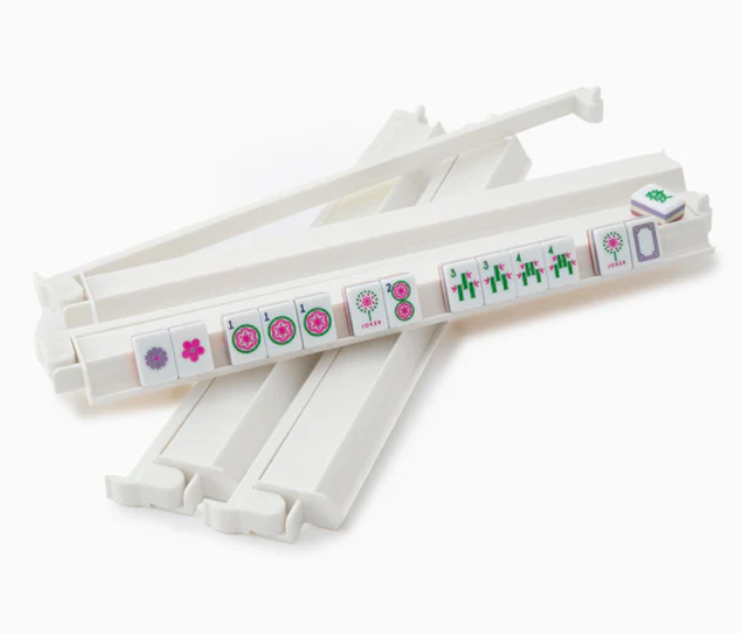 White Acrylic Rack & Pusher Set