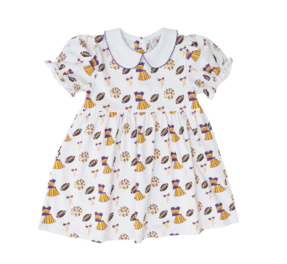 Varsity Tiger Purple Collins Dress