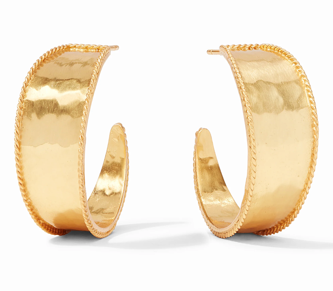 Savoy Gold Hoop Medium