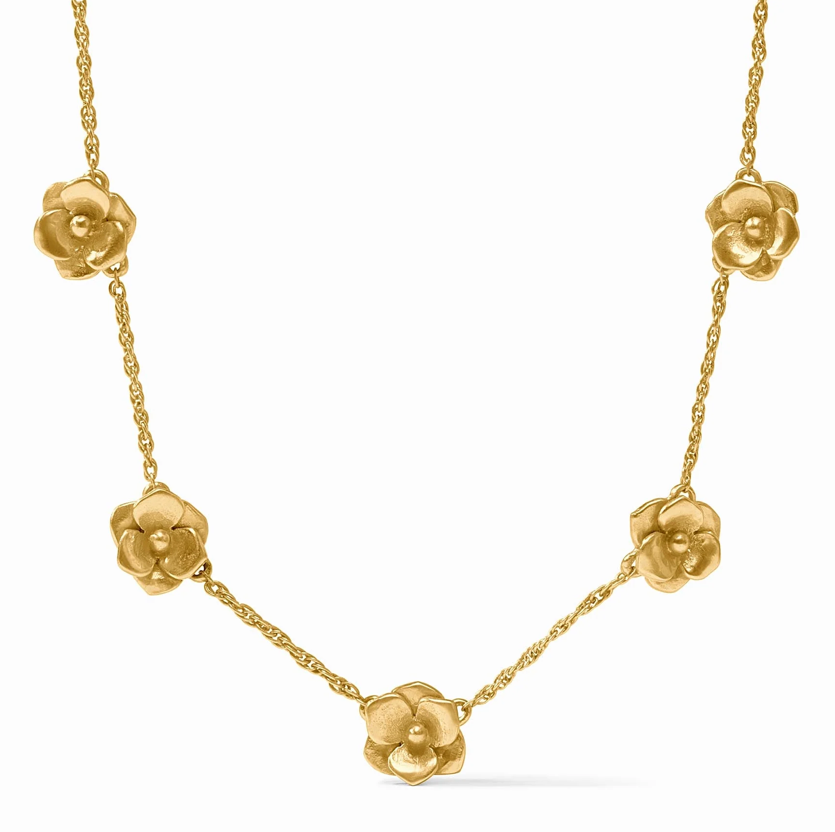 Bloom Delicate Station Gold Necklace