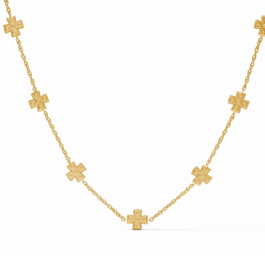 Malta Canterbury Delicate Station Gold Necklace