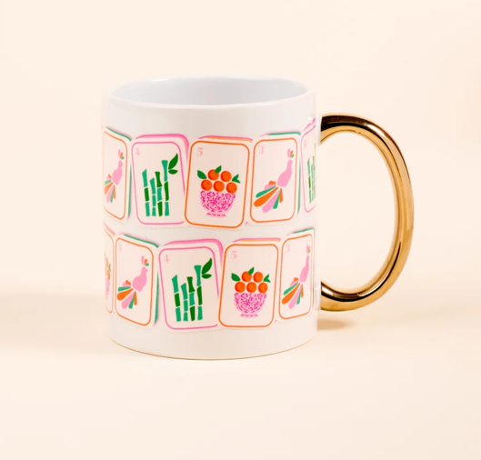 Mahjong Tile Ceramic Mug 11oz