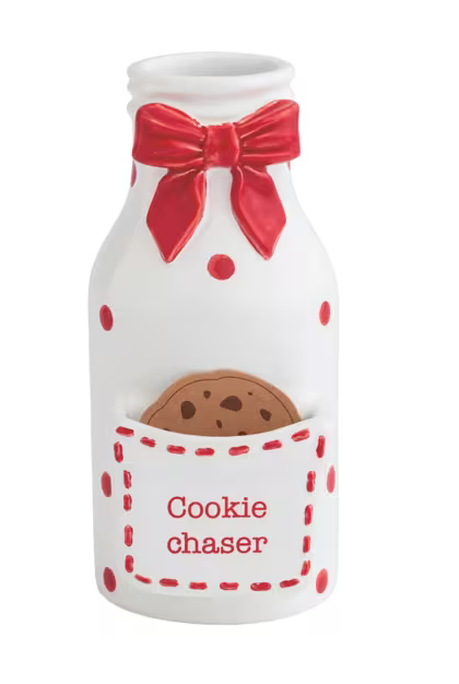Red Bow Milk & Cookie Bottle