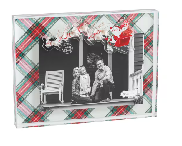 Sleigh Tartan Acrylic Frame