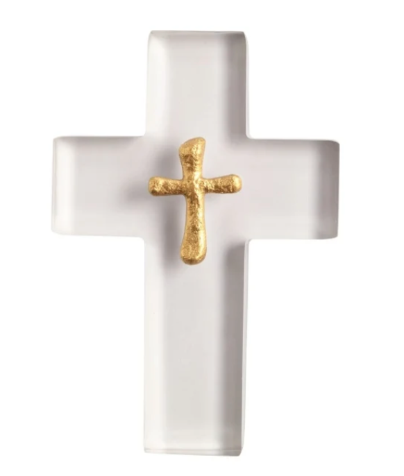 Clear Resin Cross