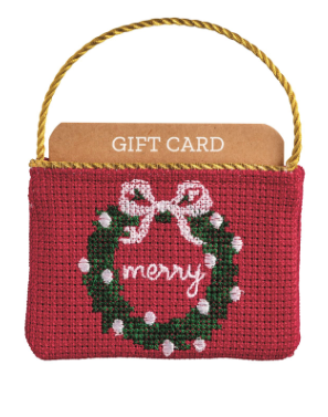 Wreath Gift Card Pouch