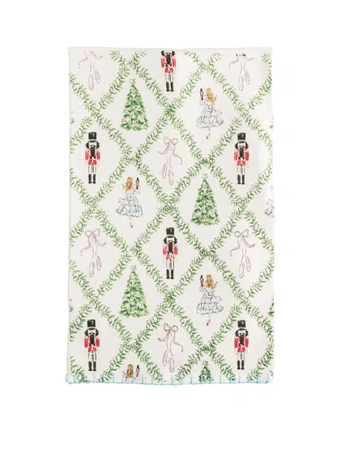 Lattice Nutcracker Pattern Towel