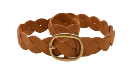 Brown Heritage Woven Belt