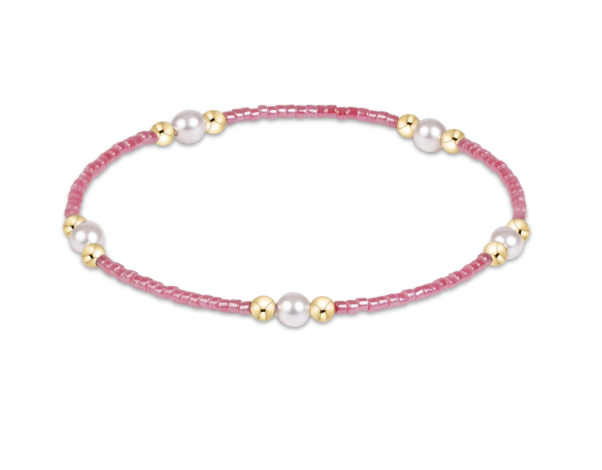 Hope Purpose Pearl Bracelet - Pink Champagne