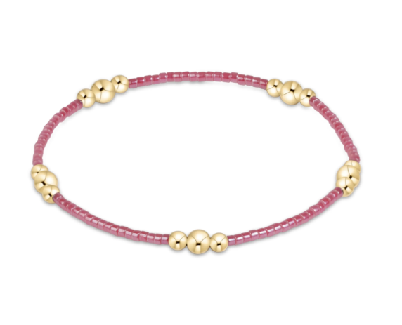 Hope Purpose Gold Bracelet - Pink Champagne
