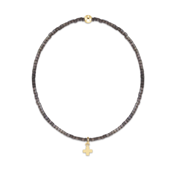 Hope Classic Moonlight Bracelet - Signature Cross Small Gold Charm
