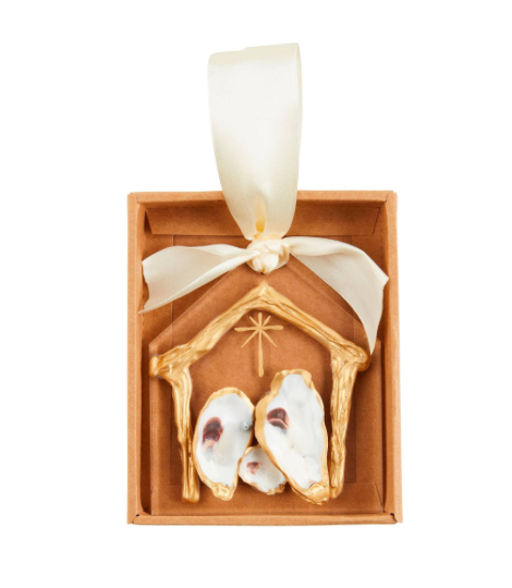 Oyster Nativity Ornament