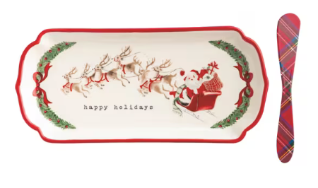Happy Holidays Everything Tray