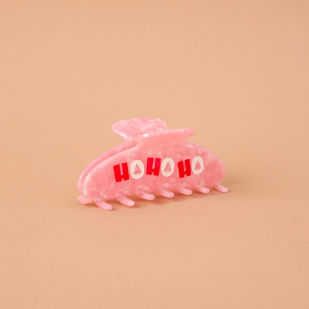 HoHoHo Word Up Claw Clip