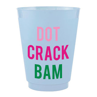 Dot Cram Bam Frosted Cups