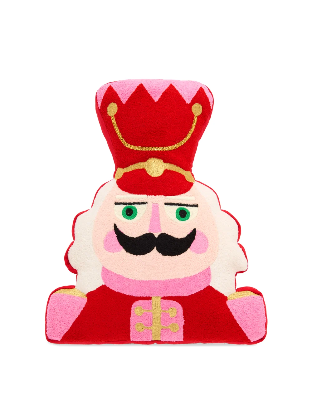 Peppermint Prince Nutcracker Pillow