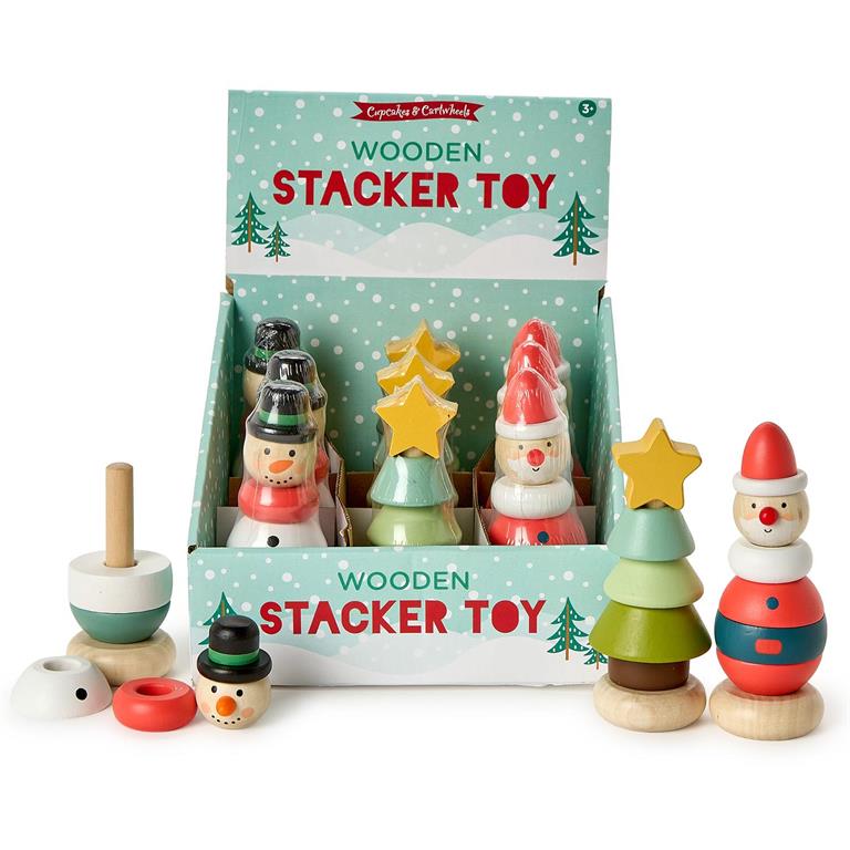 Wooden Christmas Stacker Toy
