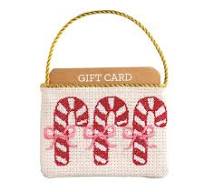 Candy Cane Gift Card Pouch
