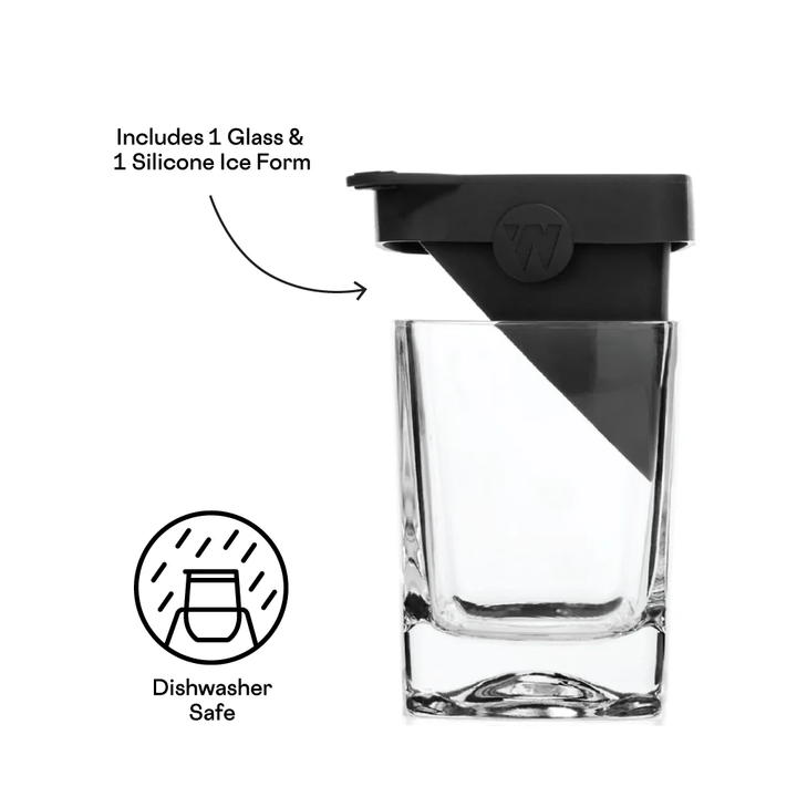 Whiskey Wedge & Glass