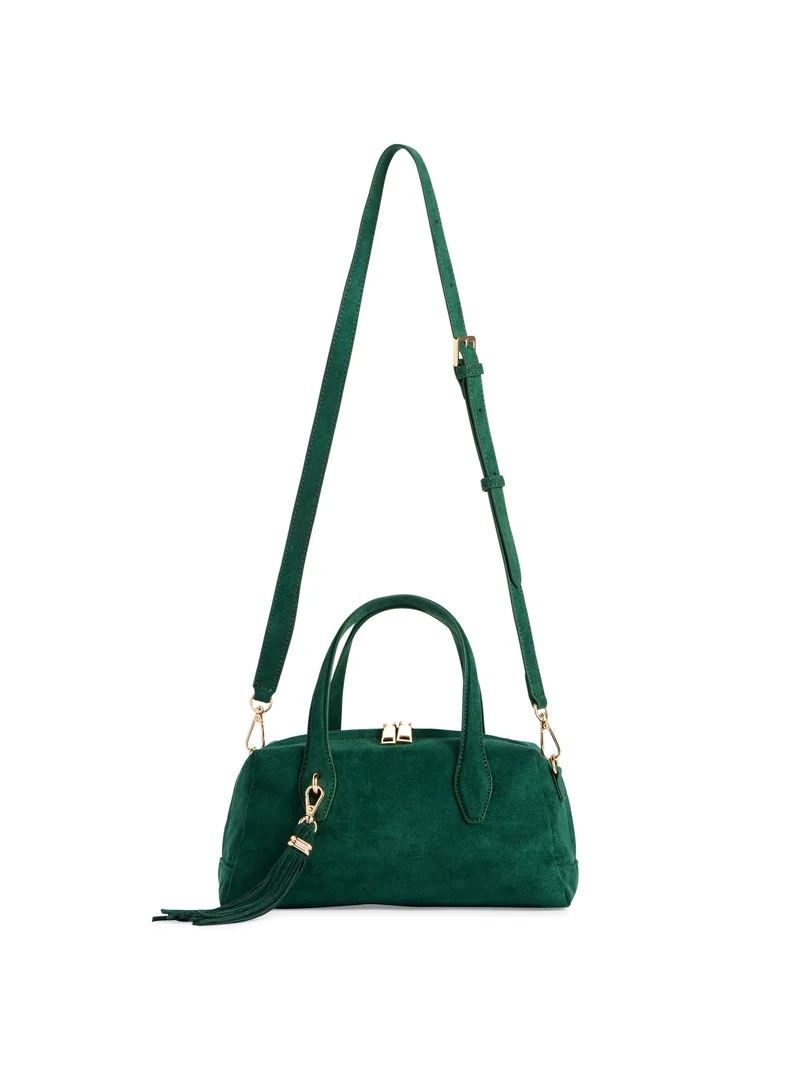 Emerald Kylie Mini Bowler Bag