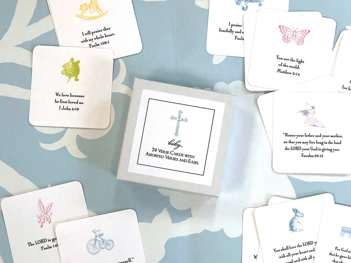 Baby 24 Verses Cards & Easel