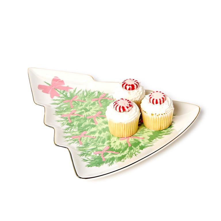 Bow-tiful Christmas Tree Platter