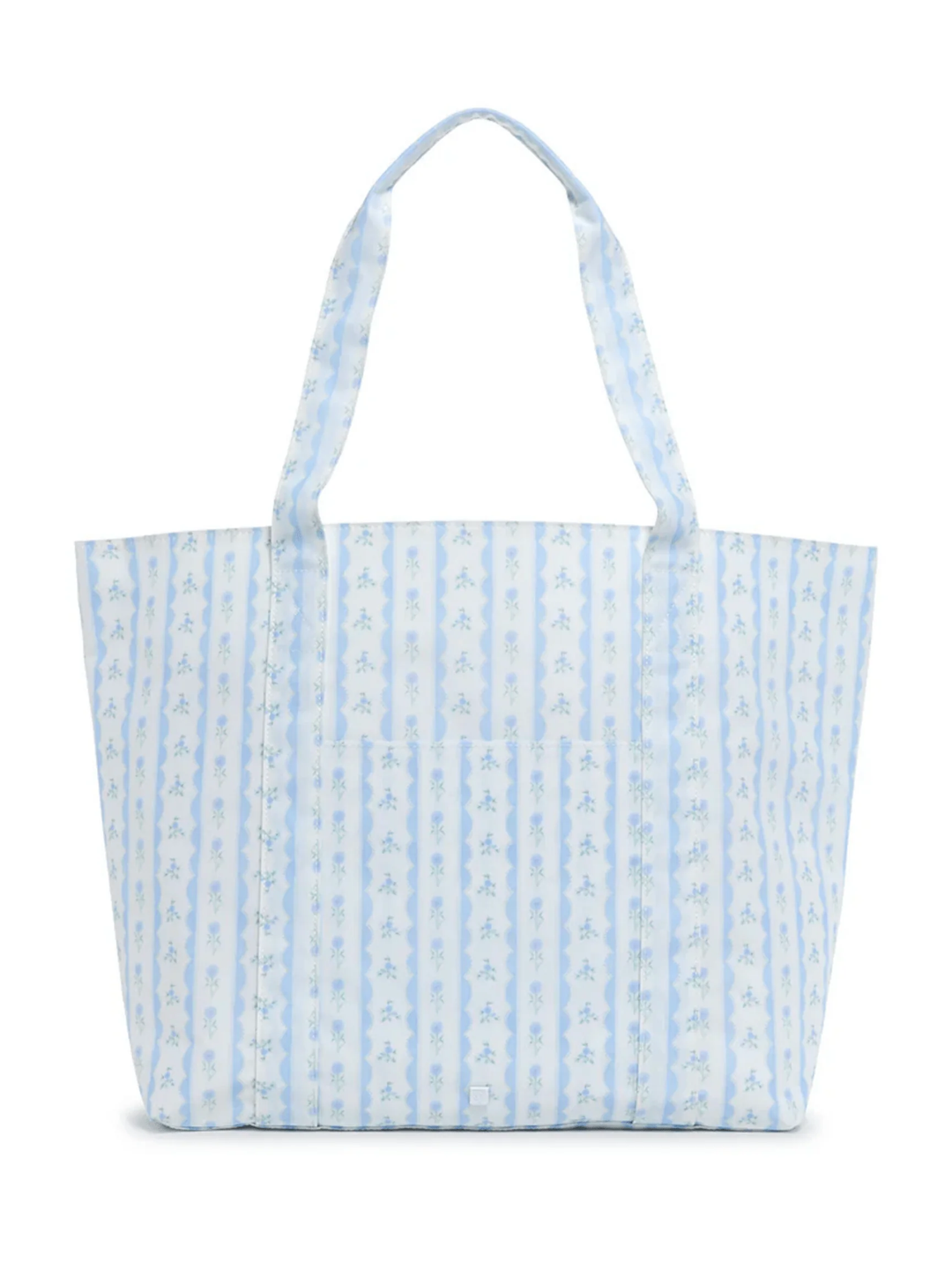 Jumbo Tote - XLarge Ribbon Floral Blue