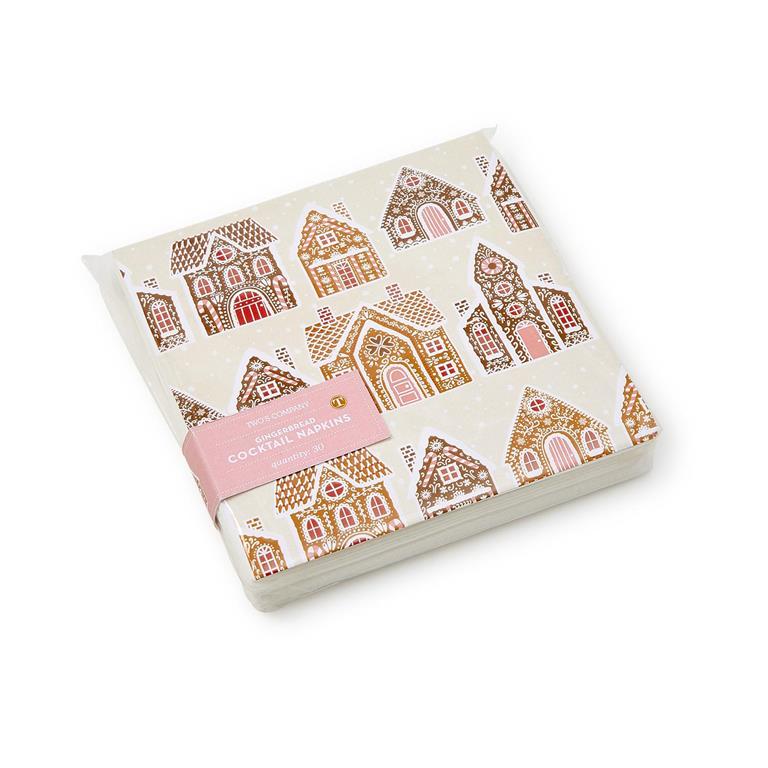Gingerbread Cocktail Napkins