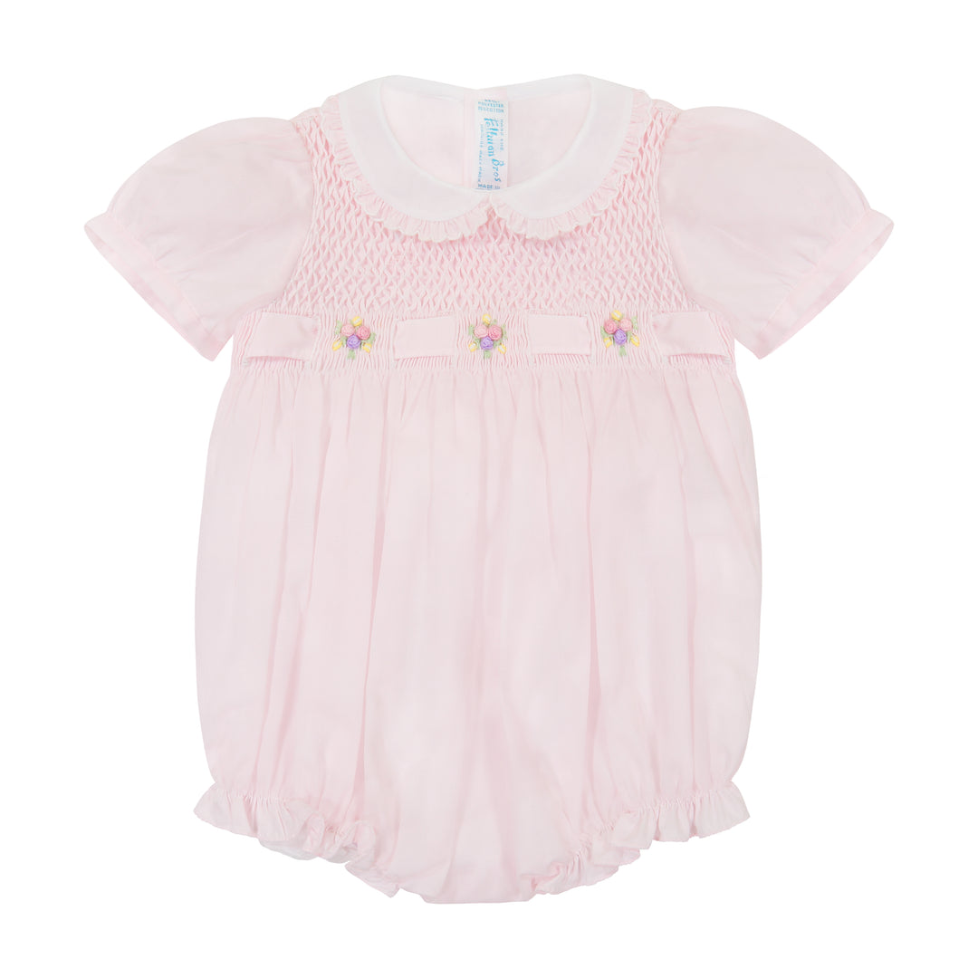 Pink & White Secret Garden Romper