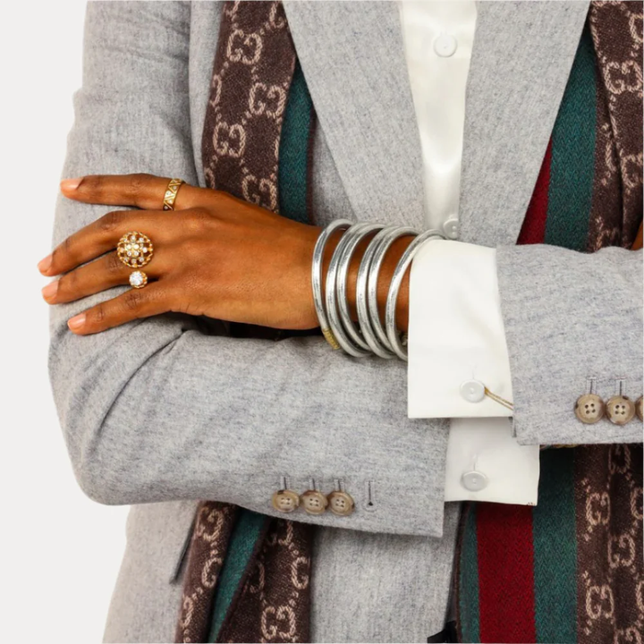 Silver All Weather Bangles
