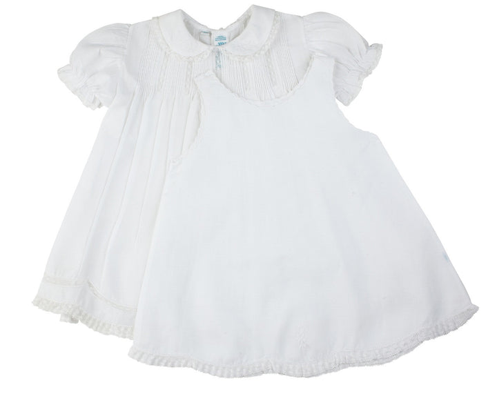 White Detailed Lace Slip Dress