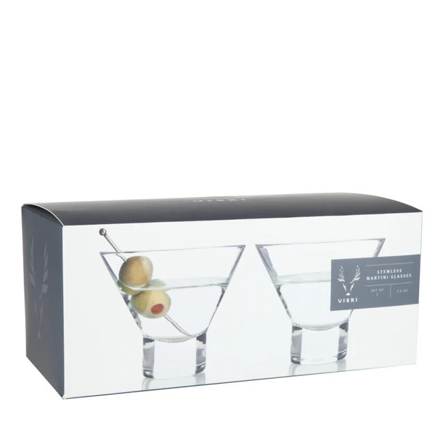 Raye Crystal Heavy Base Martini Glass