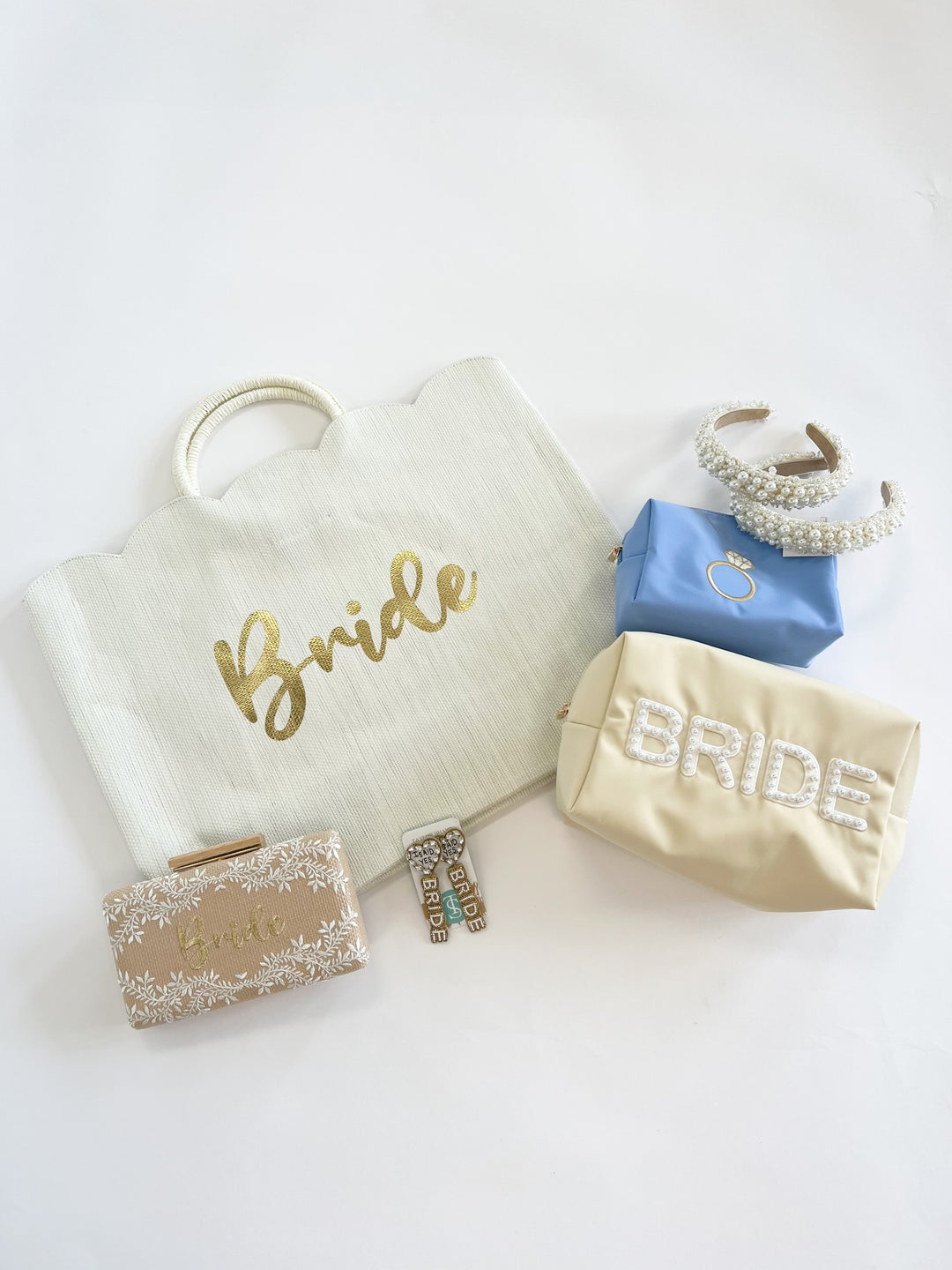 Bride Scalloped Tote