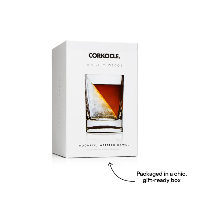 Whiskey Wedge & Glass