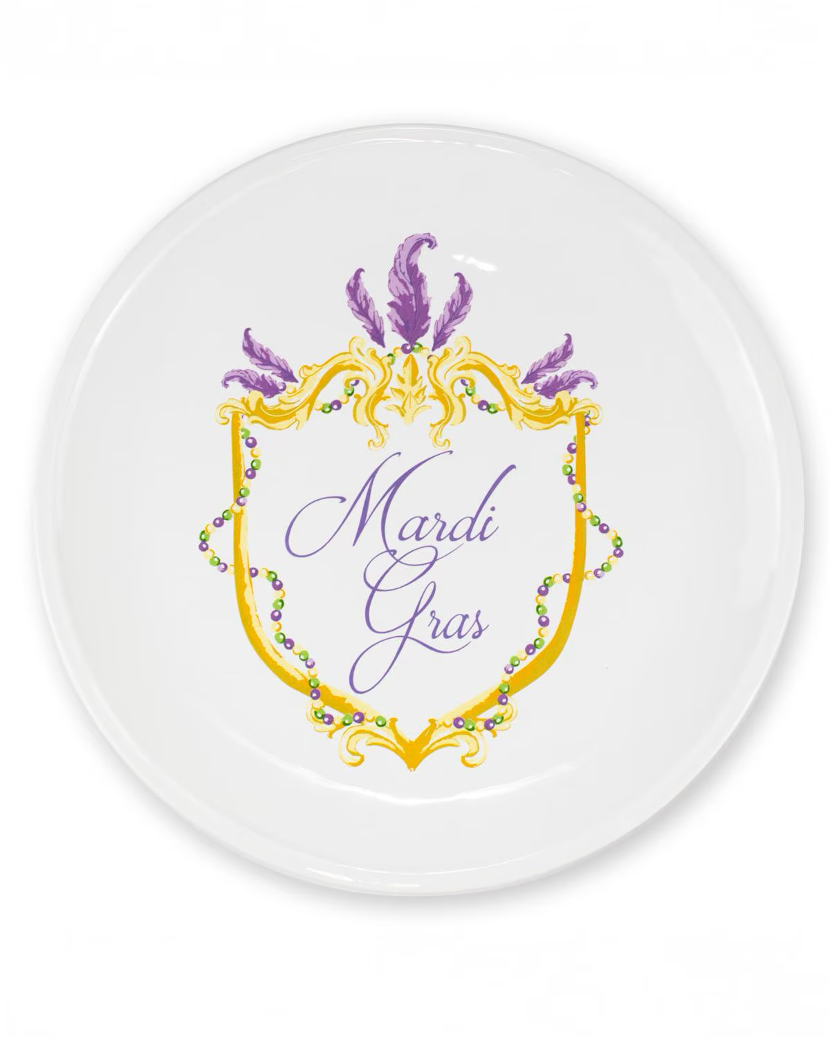The Royal Standard Mardi Gras Crest Platter - Thumbnail 4