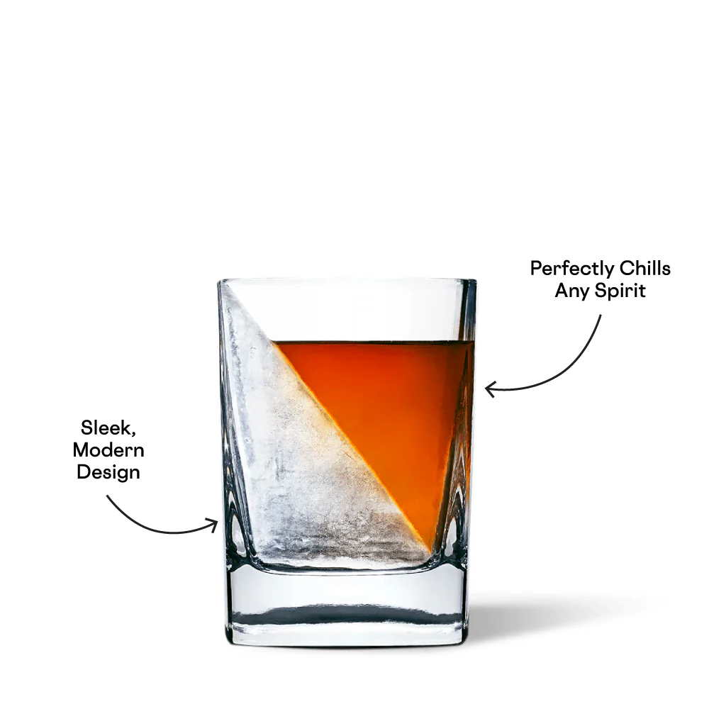 Whiskey Wedge & Glass